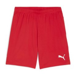 Szorty Puma TeamGoal. Białe krótkie spodenki sportowe męskie Puma, bez wzorów, do piłki nożnej. Za 165.50 zł.