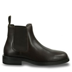 Sztyblety Gant. Brązowe botki męskie GANT, bez wzorów, bez zapięcia. Za 589.99 zł.
