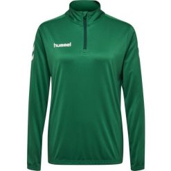 Bluza damska Hummel hmlCORE Poly Half Zip. Białe bluzy sportowe damskie Hummel, bez wzorów, bez kaptura, do piłki nożnej. Za 148.00 zł.