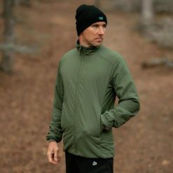 Kurtka męska merino przejściowa wiatrówka Alpinus Wanaka. Zielone kurtki męskie Alpinus, na jesień, l, bez wzorów, z hardshellu, bez kaptura. Za 499.00 zł.