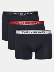 Tommy Hilfiger Komplet 3 par bokserek UM0UM03457 Granatowy. Niebieskie bokserki męskie Tommy Hilfiger, m, bez wzorów, z bawełny. Za 179.99 zł.