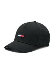 Tommy Jeans Czapka z daszkiem Tju Flag Cap AU0AU00843 Czarny. Czarne rękawiczki damskie Tommy Jeans, bez wzorów, z jeansu. Za 119.99 zł.