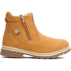 Camelowe Traperki Big-City. Brązowe buty zimowe chłopięce Born2be, z materiału. Za 79.99 zł.