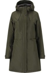 Parka dla kobiet Whistler Mullie V2 10000. Szare parki damskie Whistler, l, bez wzorów, z materiału, eleganckie, bez kaptura. Za 386.00 zł.