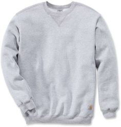 Bluza Carhartt Midweight Crewneck Heather Grey. Brązowe bluzy męskie Carhartt, m, bez wzorów, bez kaptura. Za 212.89 zł.