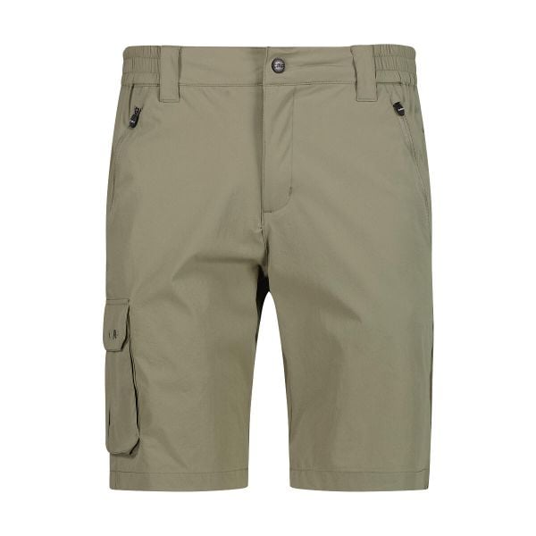 Bermudy rozciągliwe z kieszeniami cargo CMP. Brązowe krótkie spodenki sportowe męskie CMP, l, bez wzorów, z tkaniny. Za 189.99 zł.