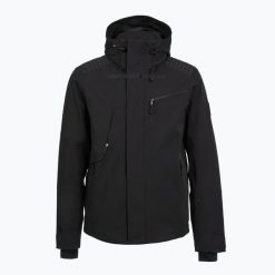 Kurtka narciarska męska EA7 Emporio Armani Ski Kitzbuhel Protectum7. Czarne kurtki snowboardowe męskie EA7 Emporio Armani, na zimę, l, bez wzorów, z syntetyku, narciarskie. Za 2,239.00 zł.