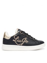 Liu Jo Sneakersy Ginny 01 4F6011 EX097 M Czarny. Czarne buty sportowe dziewczęce Liu Jo, bez wzorów, ze skóry, bez zapięcia. Za 349.99 zł.