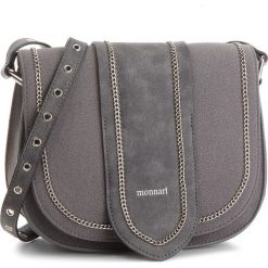 Torebka MONNARI - BAGA460-019 Grey. Szare listonoszki damskie Monnari, ze skóry ekologicznej. W wyprzedaży za 169.00 zł.