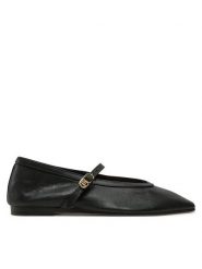 Tommy Hilfiger Baleriny Ballerina Maryjane Soft Leather FW0FW08354 Czarny. Czarne baleriny damskie Tommy Hilfiger, bez wzorów, ze skóry, bez obcasa. Za 379.99 zł.