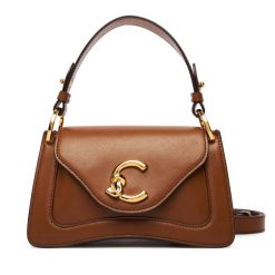 Torebka Coccinelle. Brązowe torebki do ręki damskie Coccinelle, bez wzorów, klasyczne, bez dodatków. Za 1,309.00 zł.