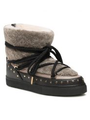 Inuikii Śniegowce Curly Rock 75102-076 Szary. Szare kozaki damskie Inuikii, z materiału. Za 1,739.00 zł.