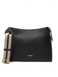 Lasocki Torebka LSK-O-007-07 Czarny. Czarne torebki do ręki damskie Lasocki, bez wzorów, z materiału, bez dodatków. Za 179.99 zł.