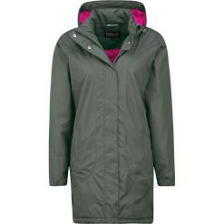 Płaszcz damski Pro-X Elements Claire. Zielone kurtki sportowe damskie PRO-X ELEMENTS, bez wzorów, bez kaptura, rowerowe. Za 565.00 zł.