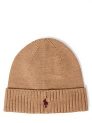 Polo Ralph Lauren Męska wełniana czapka Mężczyźni Wełna brązowy jednolity, ONE SIZE. Brązowe czapki i kapelusze męskie Polo Ralph Lauren, bez wzorów, z dzianiny. Za 359.95 zł.