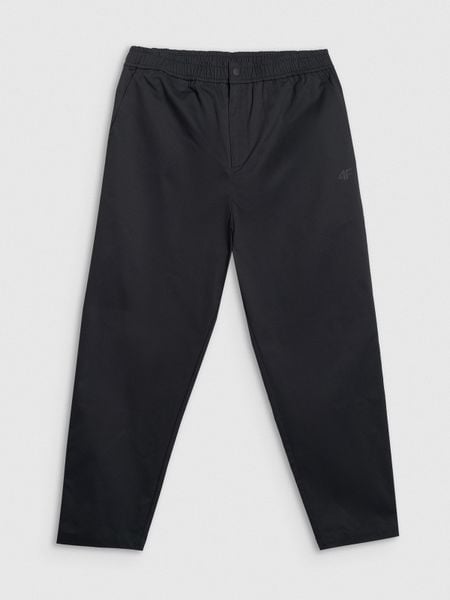 4F Spodnie casual męskie - czarne XL. Czarne spodnie materiałowe męskie 4f, m, bez wzorów, z tkaniny, casualowe. W wyprzedaży za 129.99 zł.