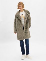 Marie Lund Krótki płaszcz - Ena Kobiety zielony, 46. Zielone płaszcze damskie Marie Lund, bez wzorów, eleganckie, krótkie, bez kaptura. Za 699.95 zł.