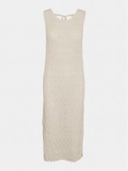Vero Moda Sukienka letnia Bali 10302925 Écru Regular Fit. Sukienki damskie Vero Moda, na lato, l, bez wzorów, z bawełny, bez kołnierzyka, bez ramiączek. Za 189.99 zł.