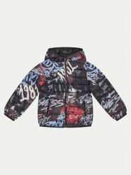 Guess Kurtka puchowa L5RL10 WCFM0 Kolorowy Regular Fit. Kurtki i płaszcze dla chłopców Guess, z aplikacjami, z puchu, bez kaptura. Za 249.99 zł.