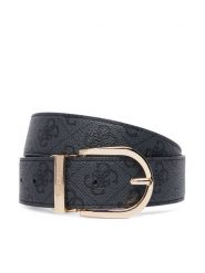 Guess Pasek BW9492 P6435 Czarny. Czarne paski damskie Guess, z aplikacjami, ze skóry. Za 284.99 zł.