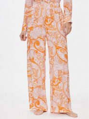 Melissa Odabash Spodnie materiałowe Olivia CR Pomarańczowy Relaxed Fit. Brązowe spodnie materiałowe damskie Melissa Odabash, m, bez wzorów, z materiału. Za 679.99 zł.