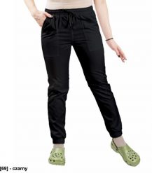 Visent SPODNIE DAMSKIE JOGGERY SPODNIE MEDYCZNE czarny XL. Czarne spodnie sportowe damskie Visent, xl, bez wzorów. Za 69.99 zł.