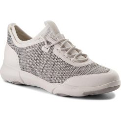 Półbuty GEOX - D Nebula X A D82BHA 0006K C0579 Grey/White. Białe półbuty damskie Geox, z materiału. W wyprzedaży za 349.00 zł.