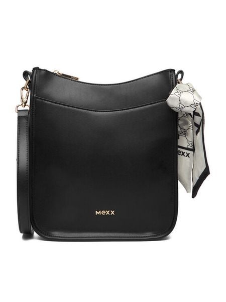 MEXX Torebka CEO-MEXX-S-022-09 Czarny. Czarne listonoszki damskie Mexx, bez wzorów, z materiału, bez dodatków. Za 199.99 zł.
