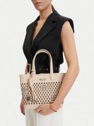 Nine West Torebka CEO-Essex Light-LDA8698A Beżowy. Brązowe torebki do ręki damskie Nine West, bez wzorów, ze skóry, bez dodatków. Za 249.99 zł.