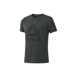 Koszulka treningowa męska Reebok EL Marble Group Tee. Szare koszulki sportowe męskie Reebok, m, bez wzorów, bez kołnierzyka, bez ramiączek, do biegania. Za 165.00 zł.