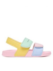 Tommy Hilfiger Sandały T1AF-34316-1172 S Kolorowy. Sandały dziewczęce Tommy Hilfiger, ze skóry, bez zapięcia. Za 209.99 zł.