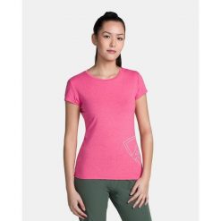 Damska koszulka funkcyjna Kilpi LISMAIN-W. Czerwone t-shirty damskie Kilpi, bez wzorów, z materiału, bez kołnierzyka. Za 112.21 zł.