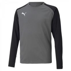 Bluza piłkarska chłopięca Puma Teampacer Gk. Czarne bluzy dla chłopców Puma, bez wzorów, z jersey, bez ramiączek, bez kaptura. Za 158.24 zł.