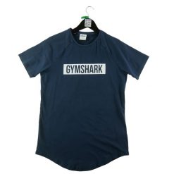Second life - T-shirt męski Gymshark Block - Stan bardzo dobry. Niebieskie t-shirty męskie GYMSHARK, m, bez wzorów, z dresówki, eleganckie, bez kołnierzyka. Za 63.86 zł.