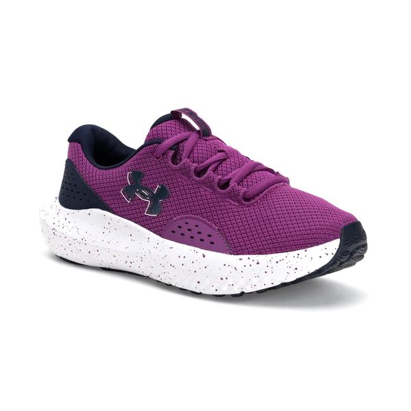 Buty do biegania damskie Under Armour Charged Surge 4. Fioletowe obuwie sportowe damskie Under Armour, bez wzorów, do biegania. Za 175.99 zł.
