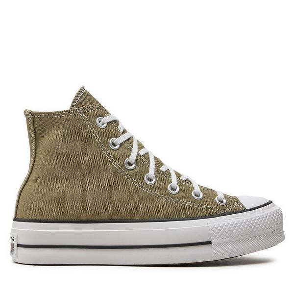 Trampki Converse. Brązowe trampki i tenisówki damskie Converse, bez wzorów, retro, bez zapięcia. Za 279.99 zł.