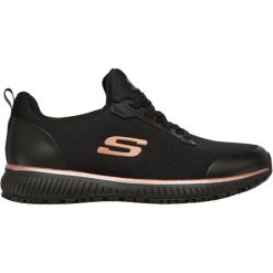 Buty Skechers Squad Sr, Dla obu płci. Czarne obuwie sportowe damskie Skechers, bez wzorów, z gumy, trekkingowe. Za 239.99 zł.