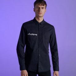 Koszula z kolekcji Whatever - Czarny. Koszule męskie marki Cropp. Za 89.99 zł.