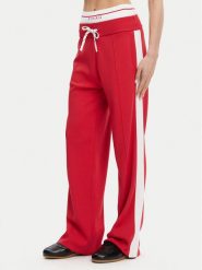 PINKO Spodnie dresowe Marsicano 104888 A2FQ Czerwony Regular Fit. Czerwone spodnie dresowe damskie Pinko, l, bez wzorów, z dresówki. Za 719.99 zł.