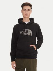 The North Face Bluza Drew Peak NF0A89EM Czarny Regular Fit. Czarne bluzy męskie The North Face, m, bez wzorów, z bawełny, bez kaptura. Za 259.99 zł.