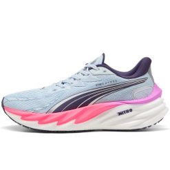 Buty do biegania damskie PUMA X Hyrox Velocity Nitro 4 gray. Czerwone obuwie sportowe damskie Puma, bez wzorów, z gumy, do biegania. Za 664.25 zł.