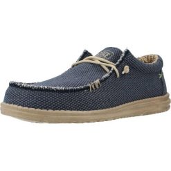 Buty HEY DUDE WALLY BRAIDED Niebieski. Niebieskie trekkingi męskie PRO BRANDS, trekkingowe. Za 280.99 zł.
