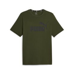 Koszulka męska Puma Essential Logo Tee. Czarne koszulki sportowe męskie Puma, m, bez wzorów, bez kołnierzyka, bez ramiączek, na jogę i pilates. W wyprzedaży za 88.05 zł.