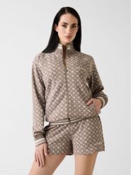 Guess Kardigan 176207 Brązowy Classic Fit. Brązowe kardigany damskie Guess, m, z aplikacjami, bez kołnierzyka, bez ramiączek, bez kaptura. Za 434.99 zł.