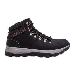 Męskie Buty Trekkingowe Big Star KK174215 Czarne. Czarne trekkingi męskie . Za 379.89 zł.