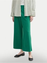 Tom Tailor Denim Kuloty 1042304 Zielony Relaxed Fit. Zielone spodnie materiałowe damskie Tom Tailor Denim, xs, bez wzorów, z denimu. Za 129.99 zł.