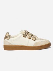Buty sportowe damskie TBS Vanilla. Brązowe obuwie sportowe damskie TBS, bez wzorów, z materiału, tenisowe. Za 423.85 zł.