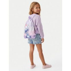 Worek Disney Classics. Fioletowe plecaki damskie Disney Classics, bez wzorów, sportowe. Za 39.99 zł.