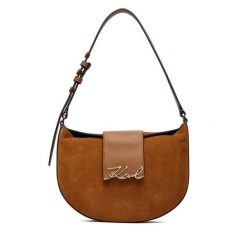 Torebka KARL LAGERFELD. Brązowe torebki do ręki damskie KARL LAGERFELD, bez wzorów, klasyczne, bez dodatków. Za 1,199.00 zł.