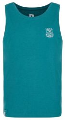 Męski tank top Loap Bendik. Zielone t-shirty męskie LAP, na lato, m, bez wzorów, z bawełny, klasyczne, bez kołnierzyka. Za 115.99 zł.
